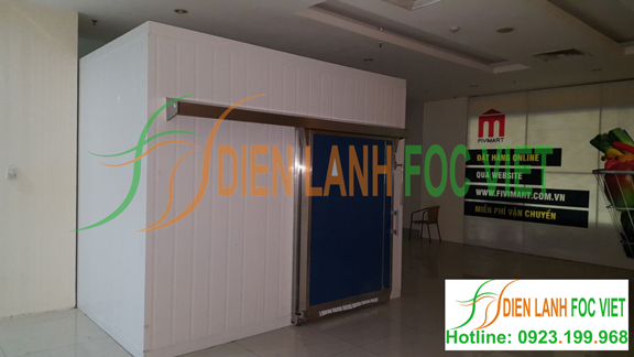 lắp đặt kho lạnh siêu thị