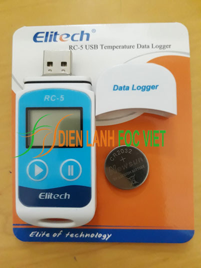 Thiết bị ghi nhiệt độ tự động Elitech RC-5