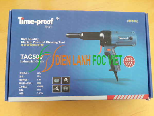 Súng bắn đinh rút bằng điện Time Proof TAC-500