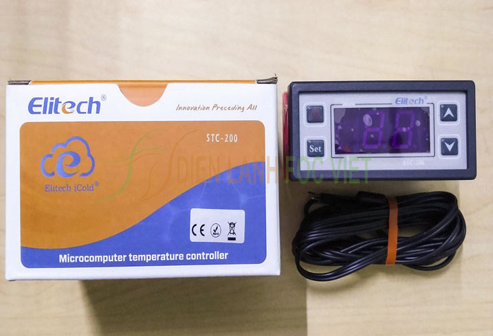 Điều khiển nhiệt độ kho lạnh Elitech STC-200, Điều khiển nhiệt độ Elitech STC-200, Bộ điều khiển nhiệt độ kho lạnh Elitech STC-200, Đồng hồ nhiệt độ Elitech STC-200, Điều khiển nhiệt độ STC-200, Đồng hồ điều khiển nhiệt độ STC-200,  