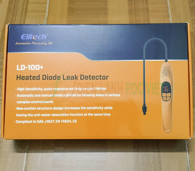 Máy dò rò rỉ gas lạnh Elitech LD-100+, Máy dò gas LD-100+, Máy dò gas lạnh LD-100+; thiết bị phát hiện rò rỉ gas lạnh Elitech LD-100+;thiết bị dò và phát hiện rò rỉ gas lạnh LD-100+; máy dò rò rỉ gas lạnh LD-100+